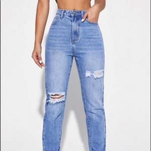 Ripped Mom Jeans